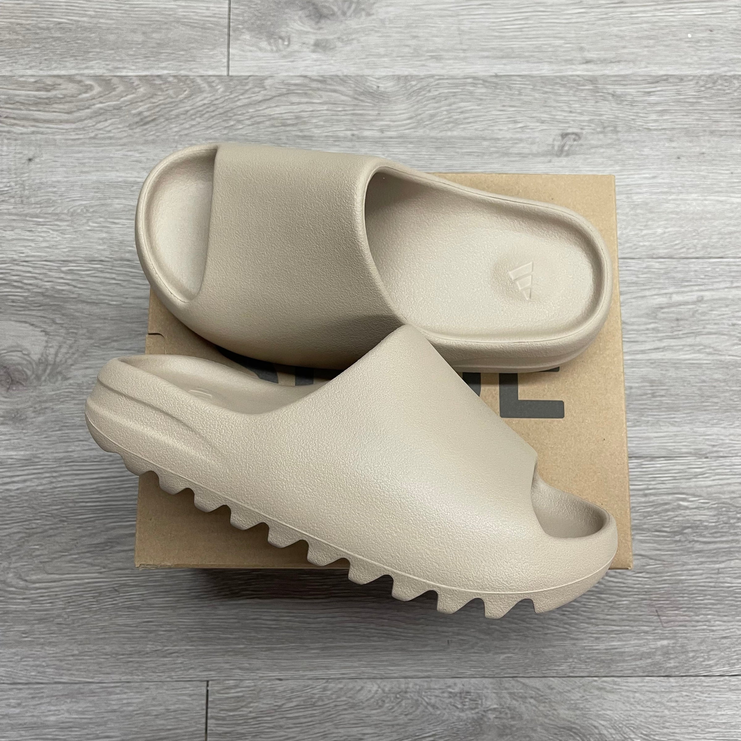 Pure Yeezy Slides (Restock Pair) Adidas Yeezy Slide Pure Men Size 12 New GW1934 Kanye West  main image 4