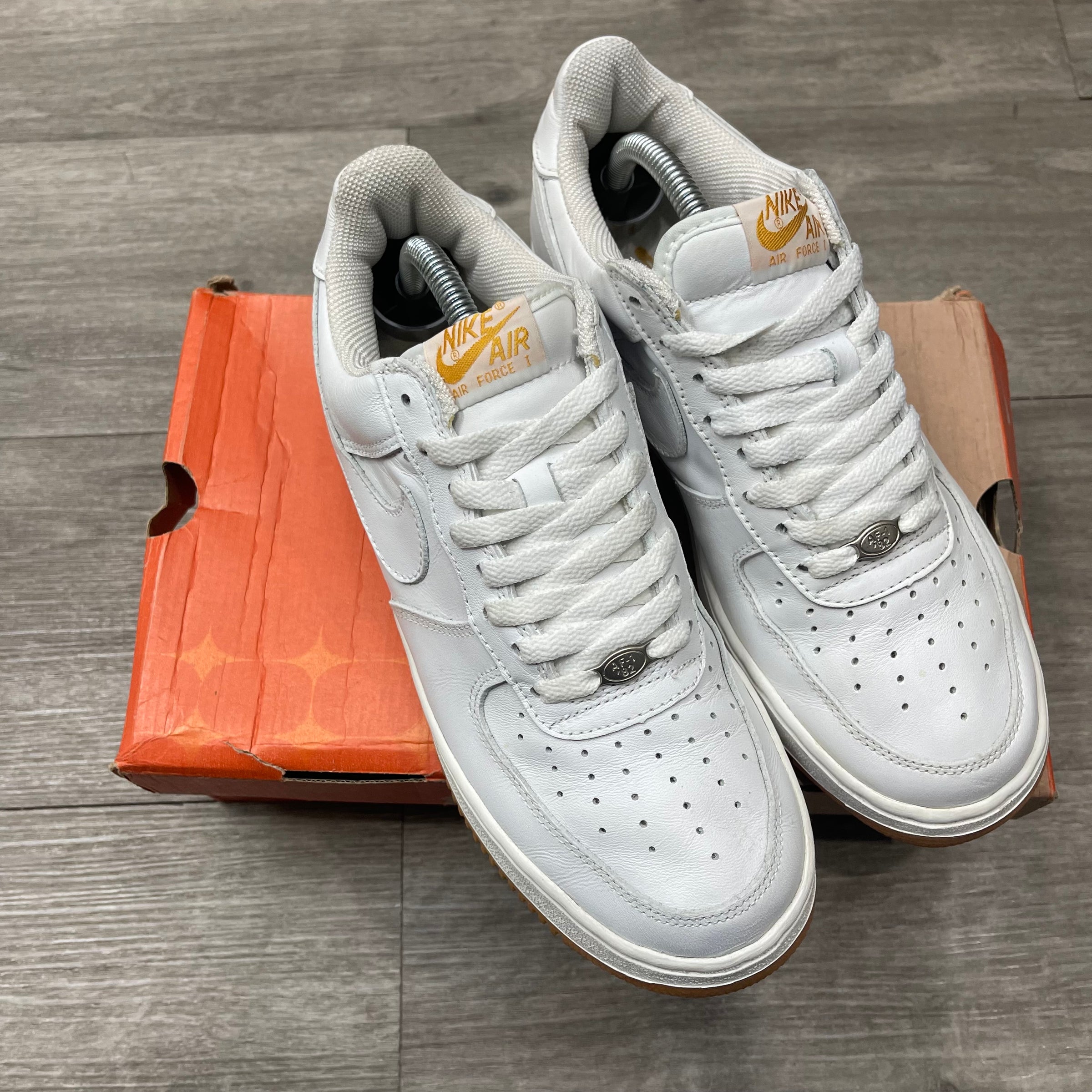 Nike Air Force 1 (2003) White/Canyon Gold Size 8.5 $80 | Archived SF