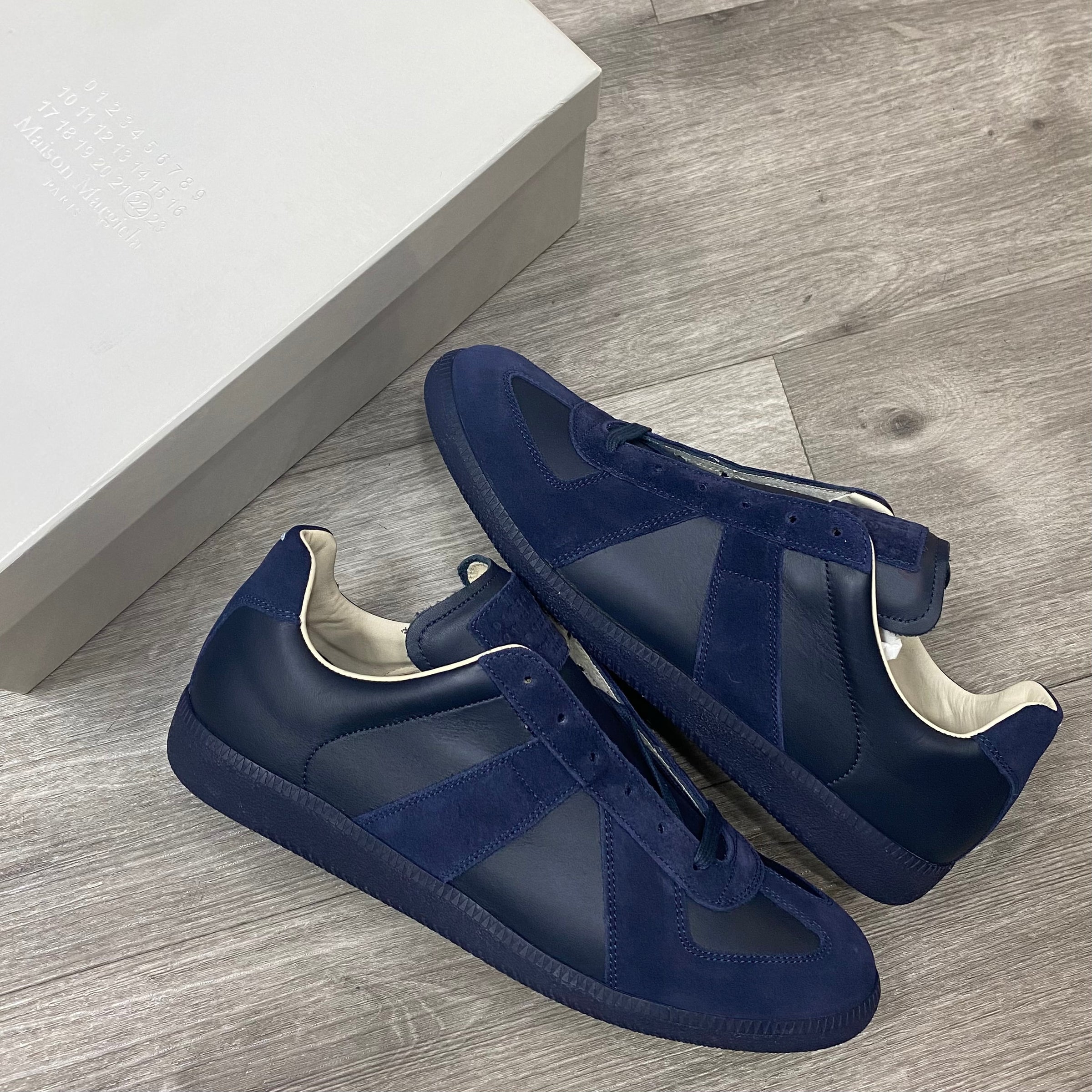 Maison Margiela Replica Low Navy Brand New Size 44/ 11 $300