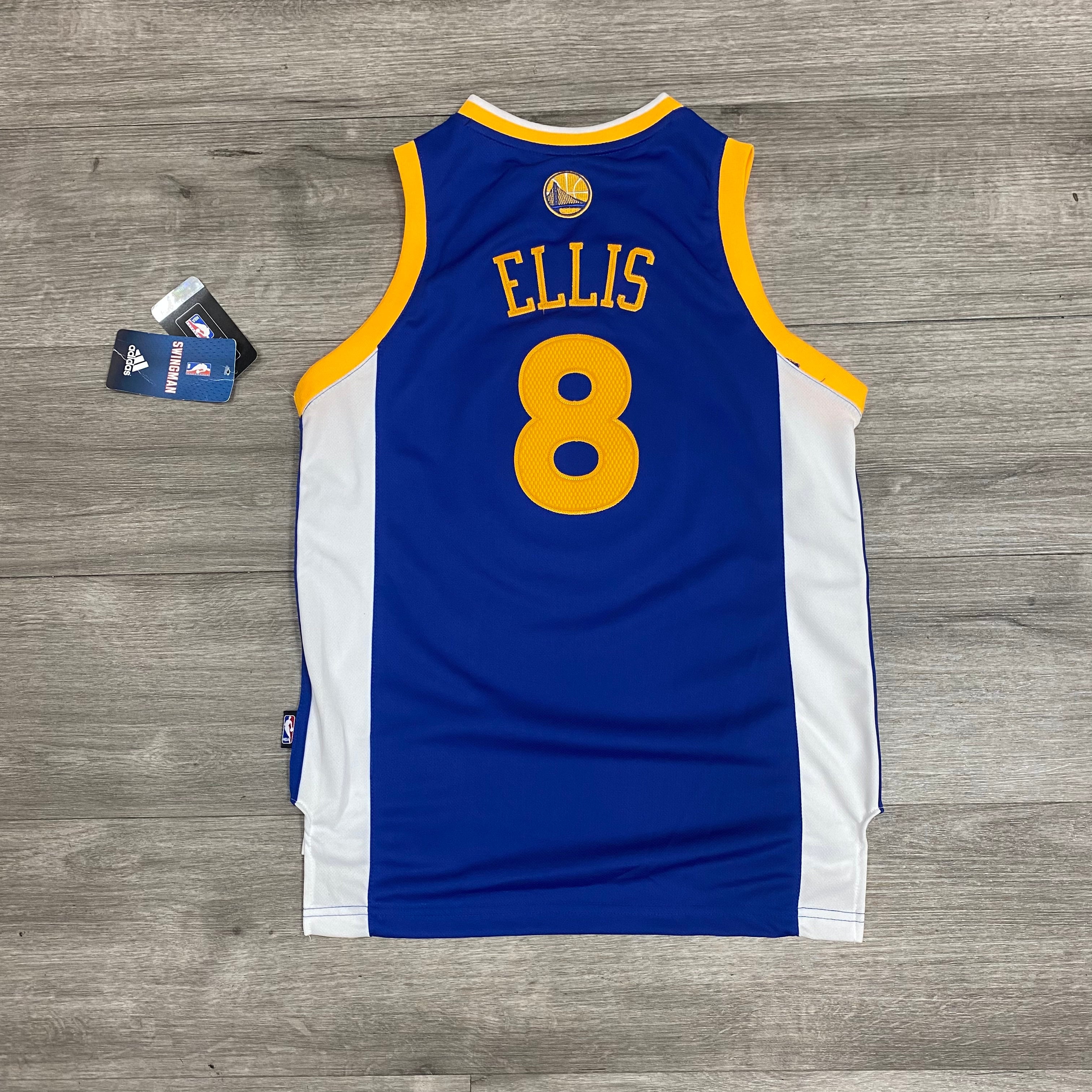 golden state jersey dress Mitchell & Ness (sld) 181J 3A9 AGSWIH Golden State Warriors NBA Reversible  Mesh Jersey (Mens) main image 0