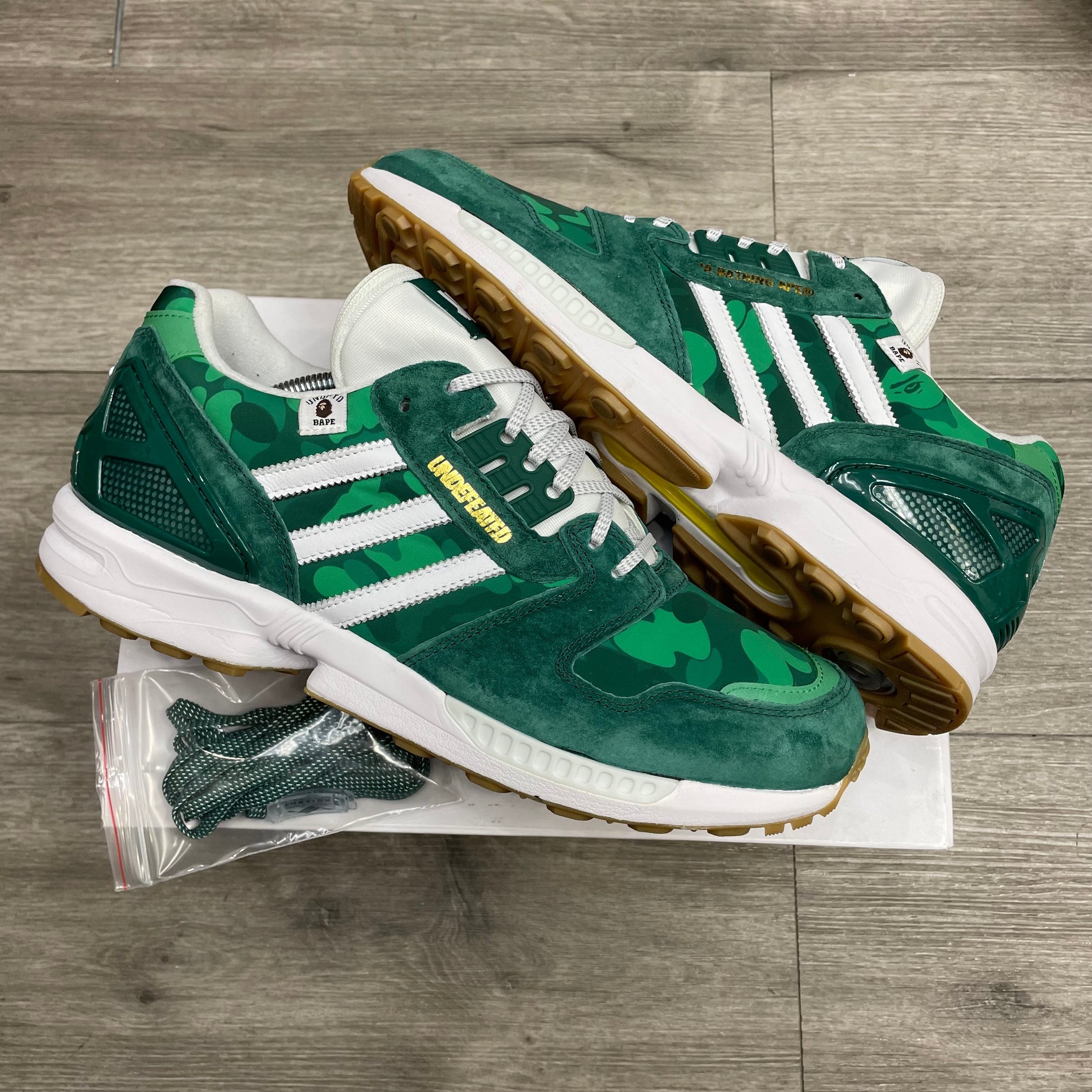 Adidas ZX 8000 BAPE Undefeated Worn Once Size 11.5 $150 | Archived SF