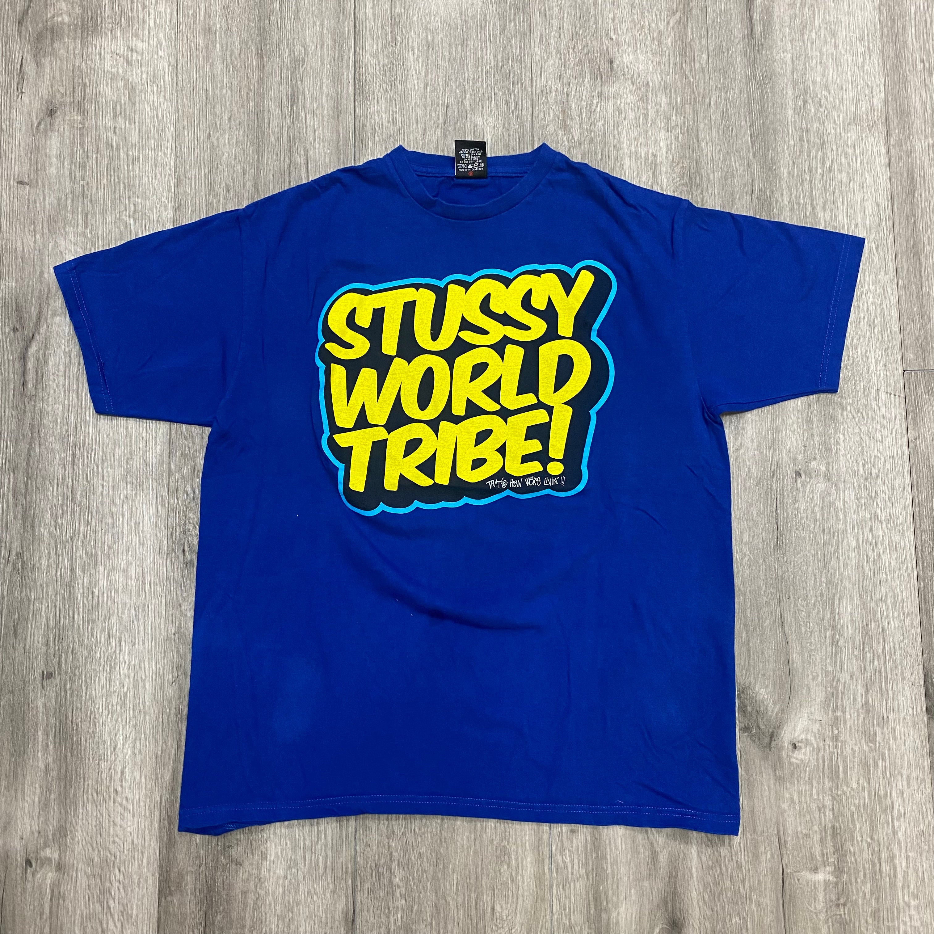 Stussy Tee World Tribe Size Medium $30 | Archived SF