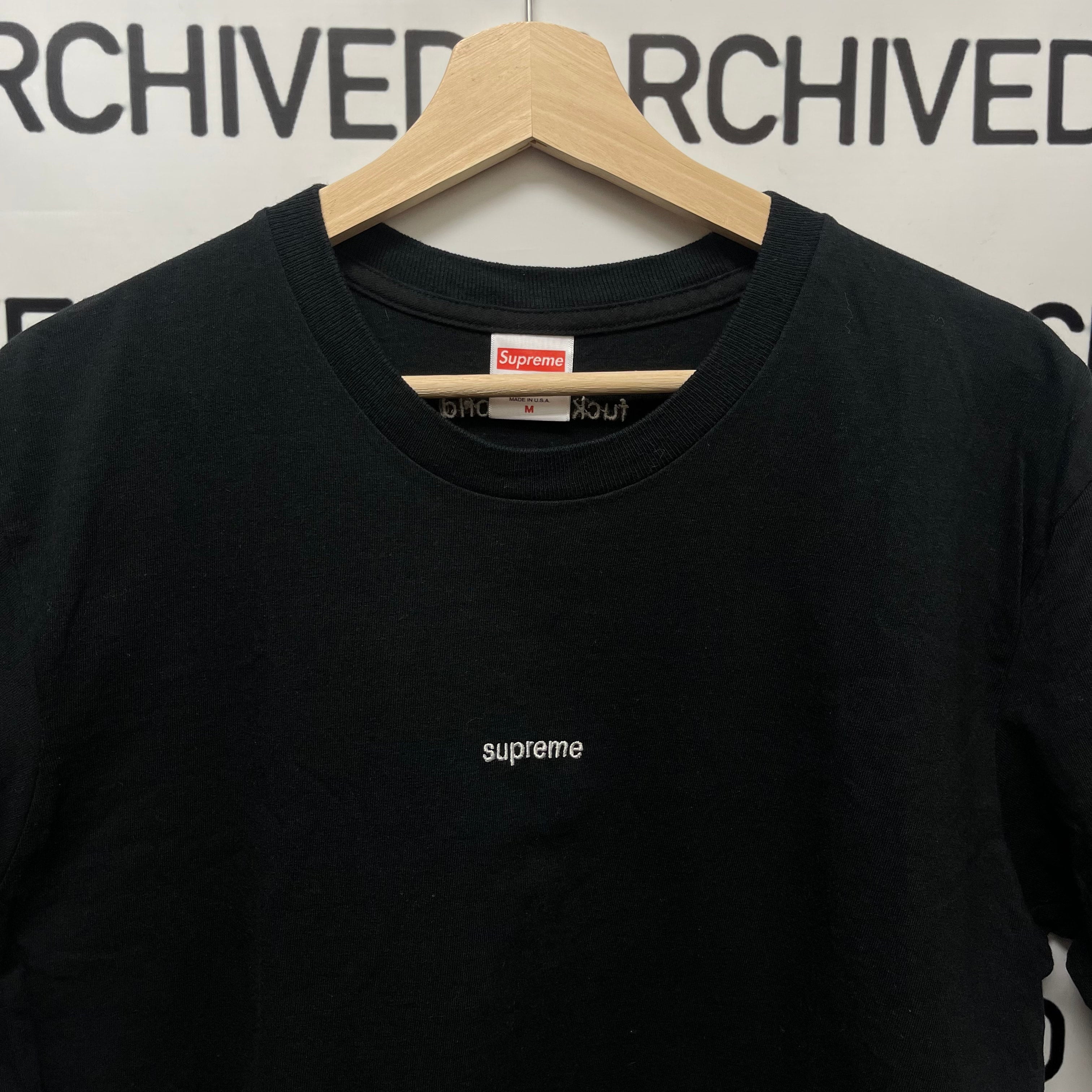 Supreme Fuck the World Tee (Black) Sz M $40 | Archived SF