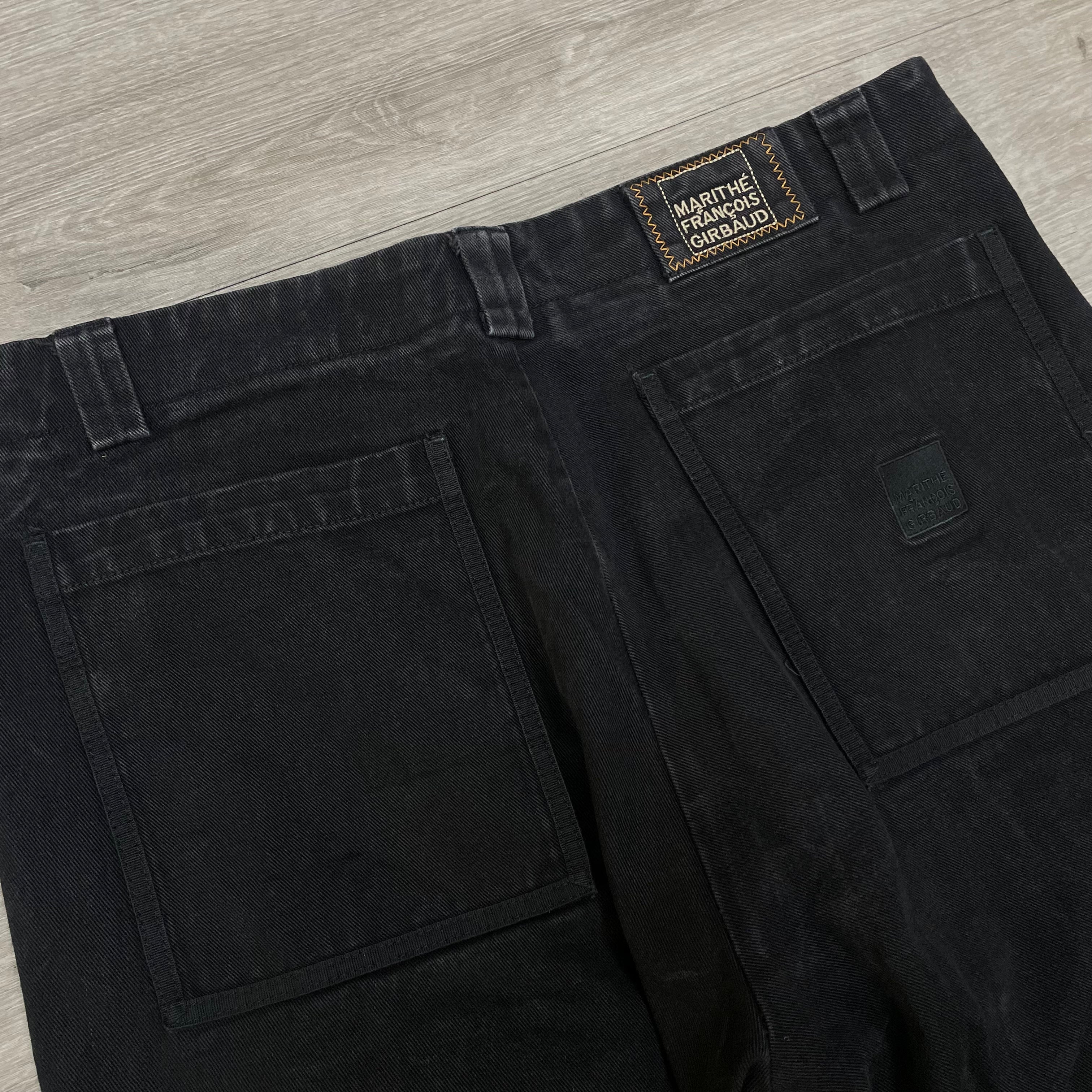 パンツ 2000s MARITHEFRANCOISGIRBAUD black denim Girbaud Denim Jeans Black Marithe Francois 90's Vintage