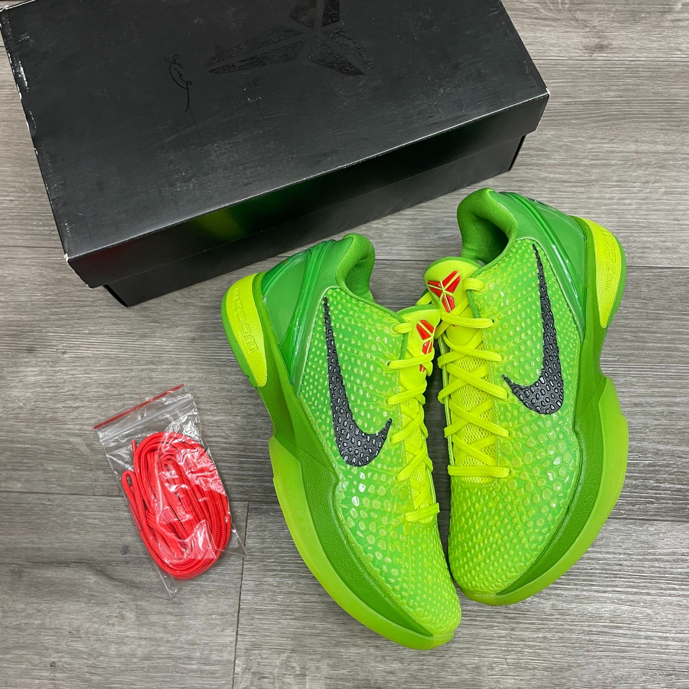 Nike Kobe 6 Protro Grinch (2020) Brand New Size 7 (Fits 6.5-7 