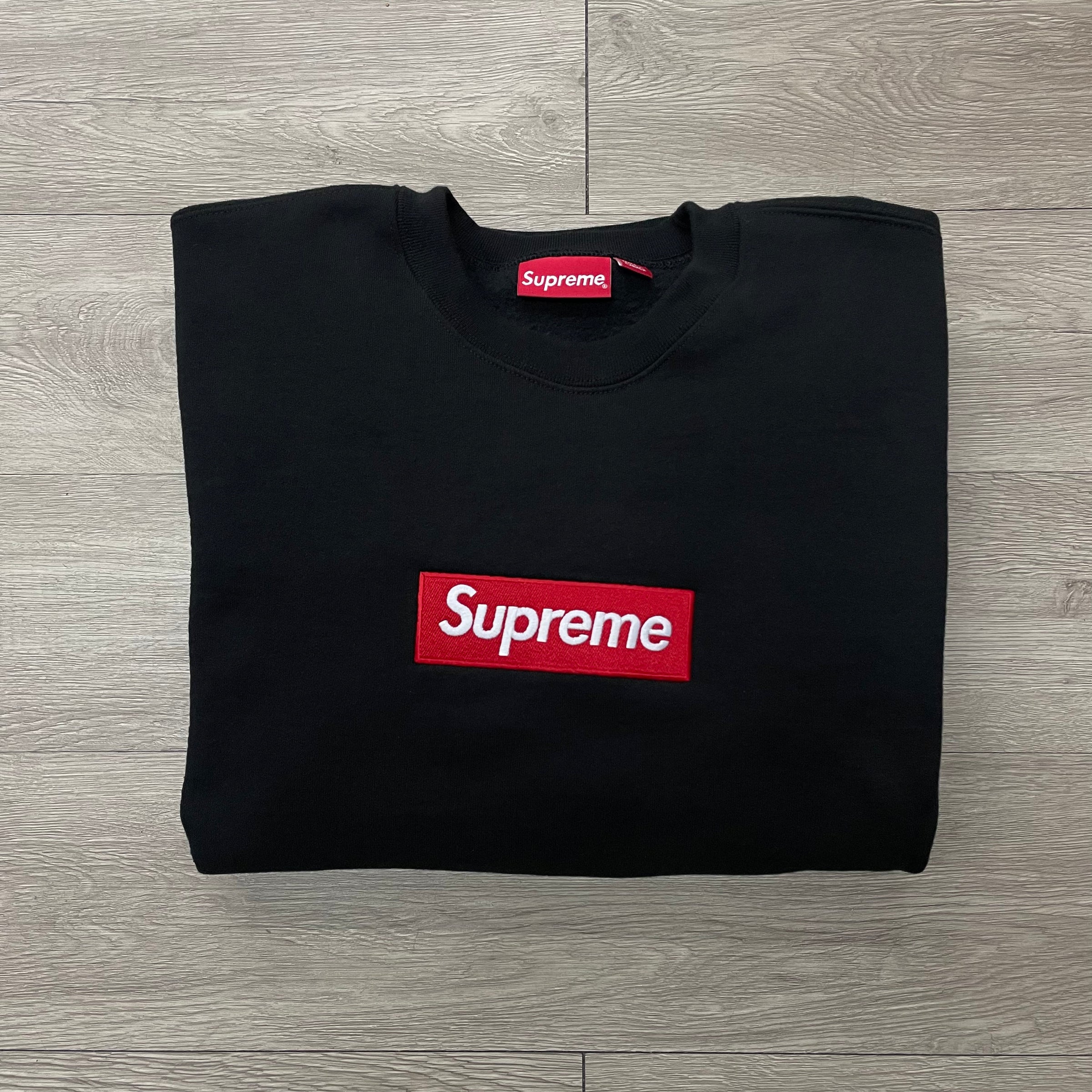 Supreme Box Logo Crewneck Black (FW22) Brand New Size Large $200