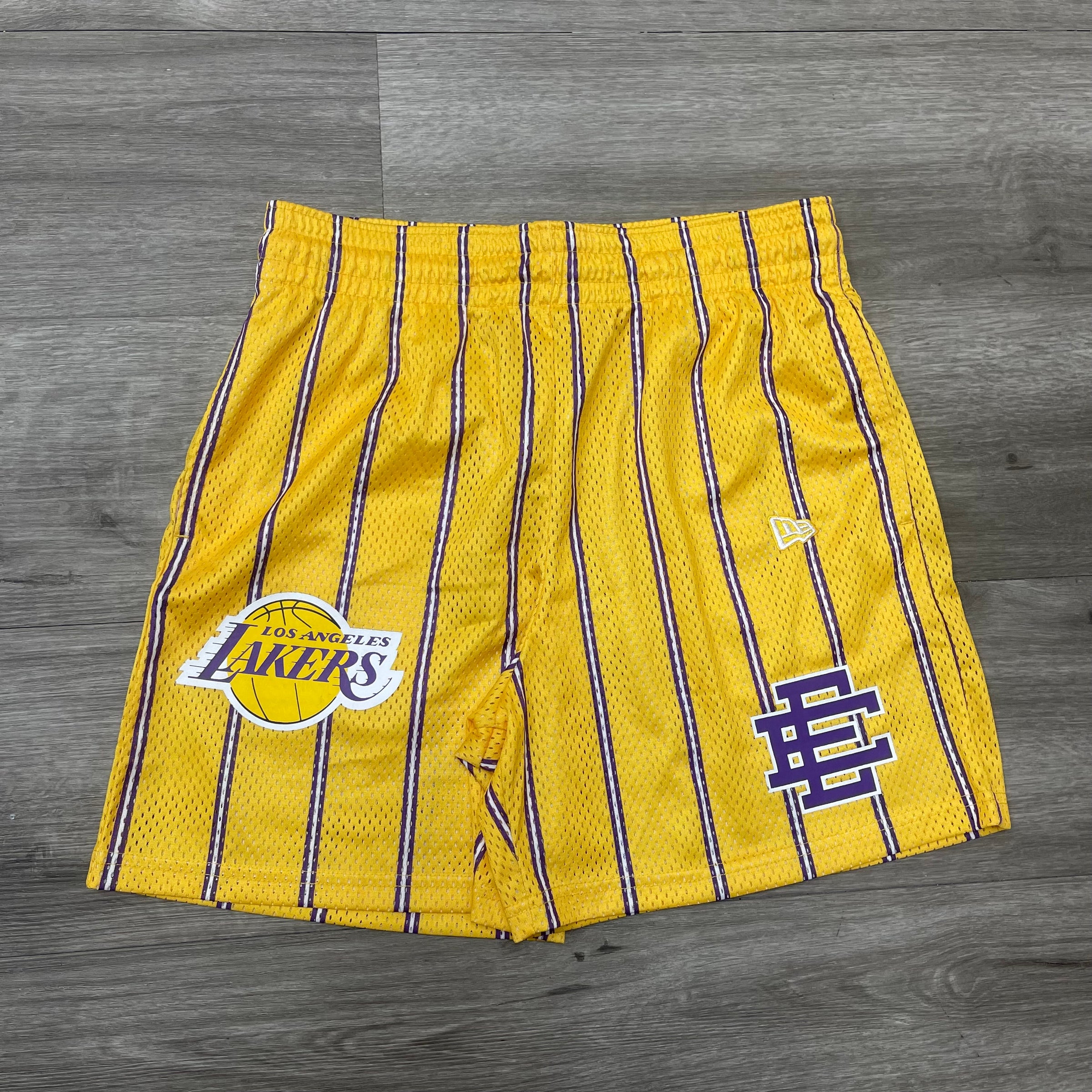 Eric Emmanuel LA Lakers athletic shorts in 2023