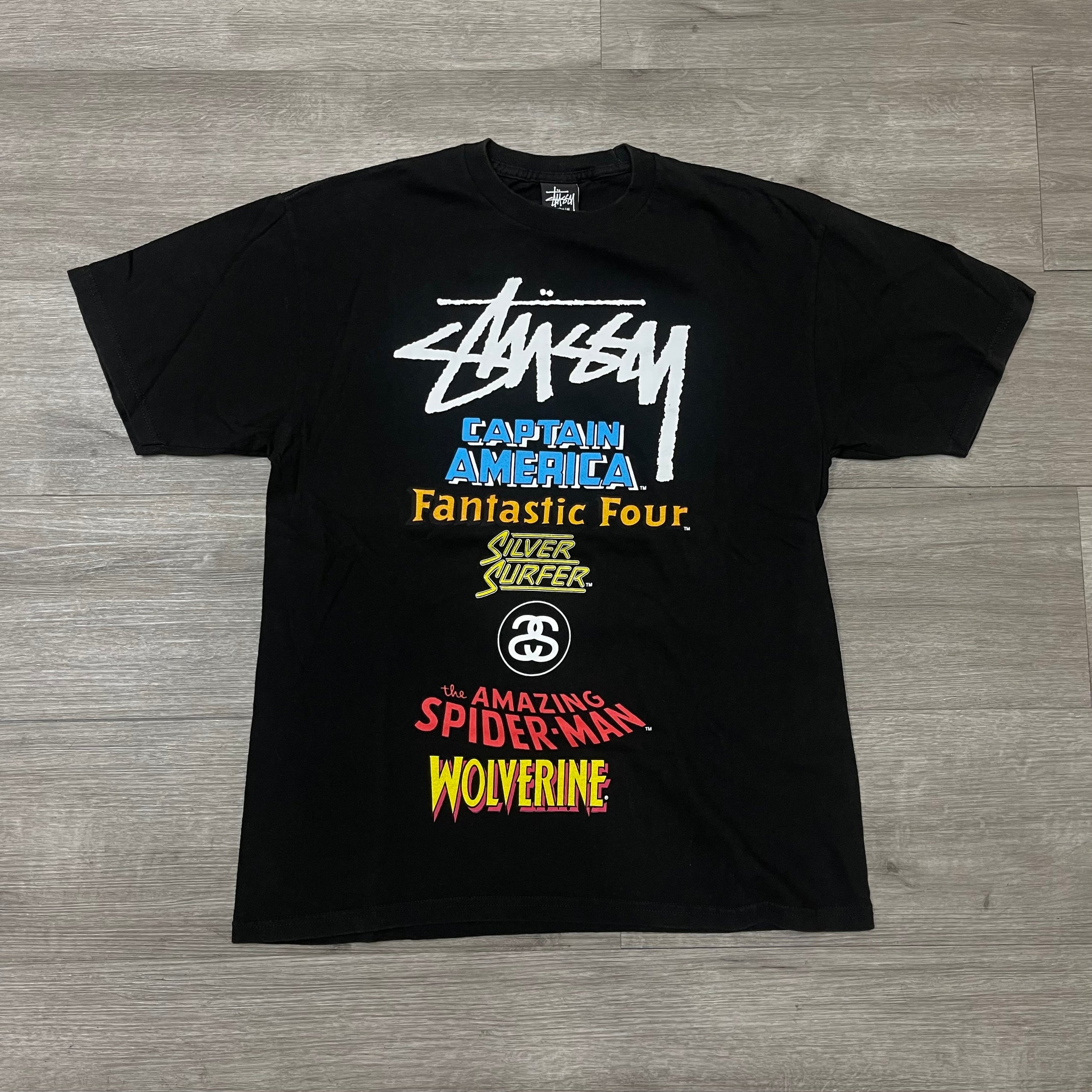 Stussy Marvel World good Tour Tee