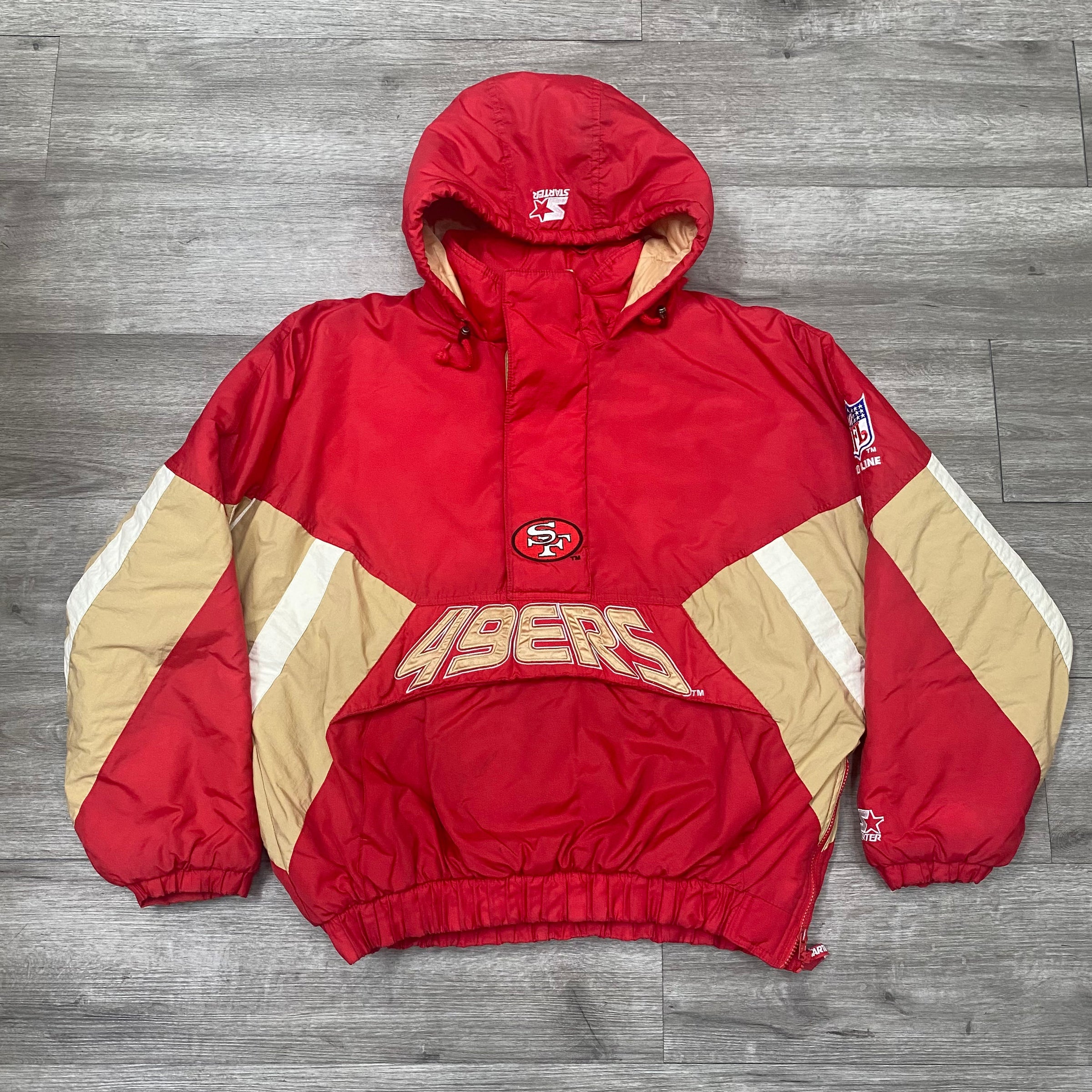 Starter 90's San Francisco 49ers Starter Pro Line Pullover Jacket