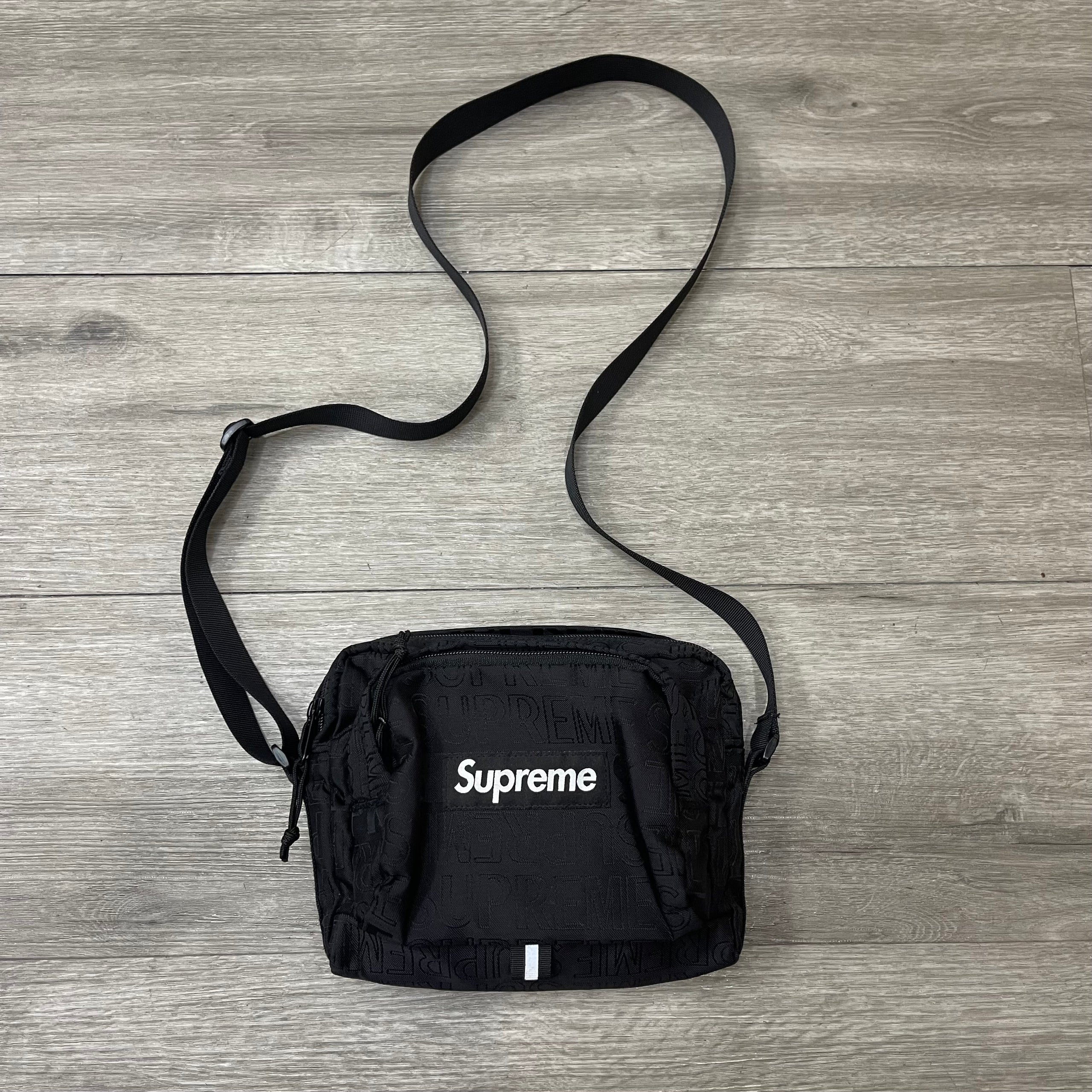 Supreme Shoulder Bag Black SS19 $120