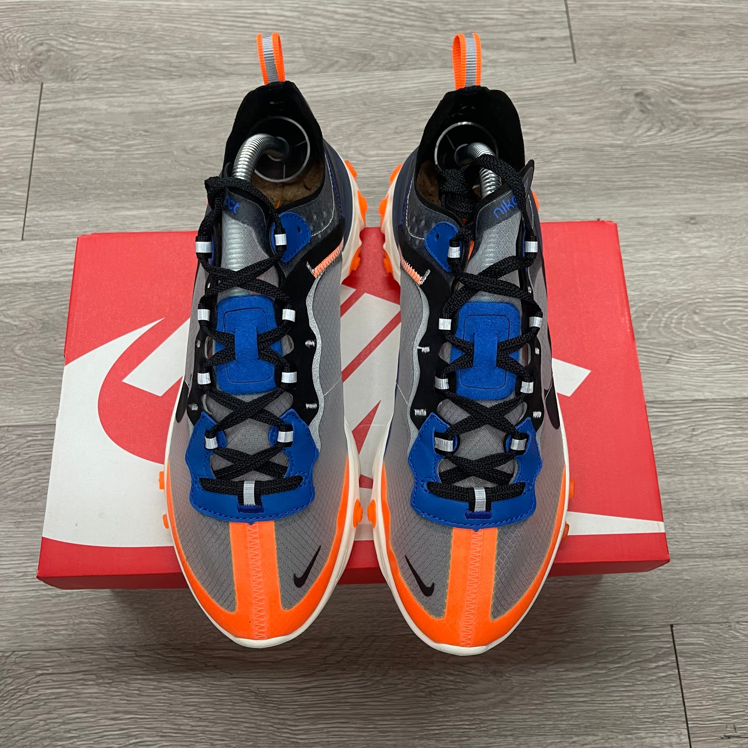 Nike React Element 87 Orange Blue Sz 8.5 80 Archived SF